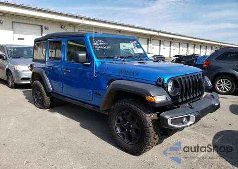 2022 Jeep Wrangler Unlimited Sport z USA, uszkodzony, nr VIN 1C4HJXDM7NW273172